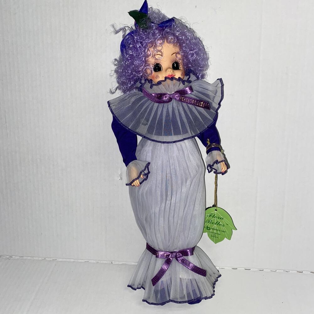 Miss Iris July Vintage 1987 14" BRINN'S Flora Belle Doll